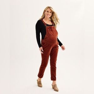 Corduroy Maternity Overalls (Med)